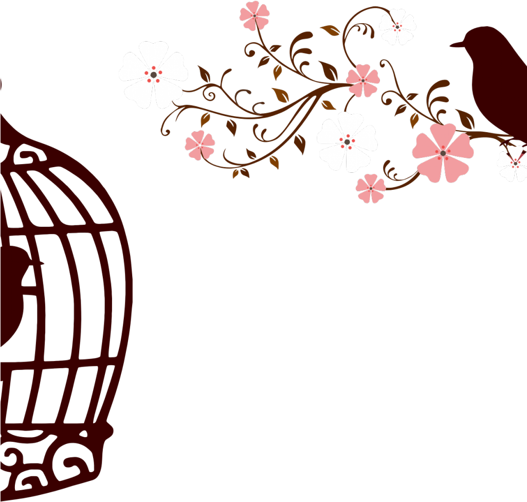 Love Birds In Cage Clipart - Png Download (1024x1024), Png Download