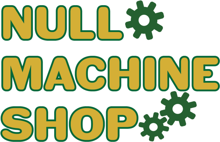 Null Machine Shop Apx Logo R2 Clipart (1000x509), Png Download