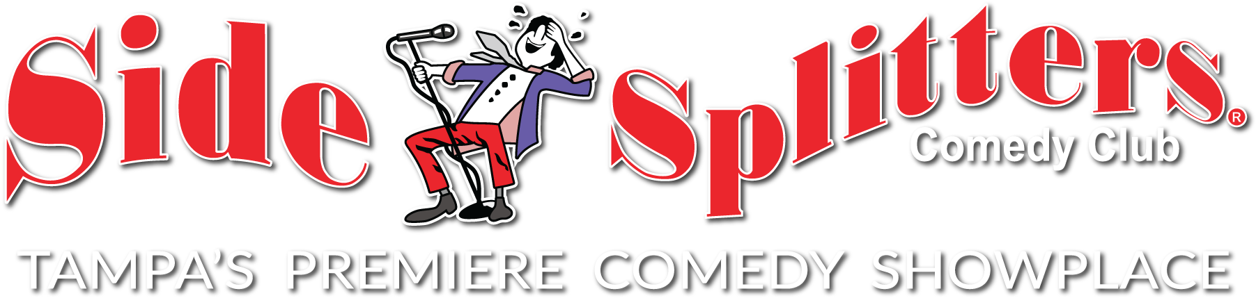 Side Splitters Comedy Club Tampa Clipart (1883x500), Png Download