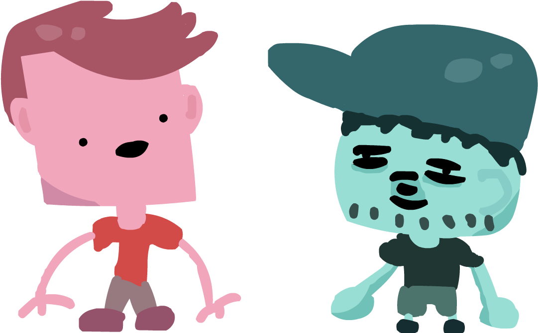 I Drew Matt Magee And Ryan Watson - Cartoon Clipart (1280x720), Png Download