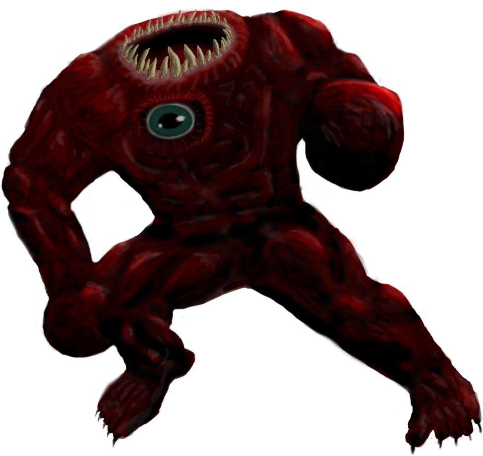 Collection Of Scary Monsters High Quality - Scary Monster Clipart Png Transparent Png (974x921), Png Download