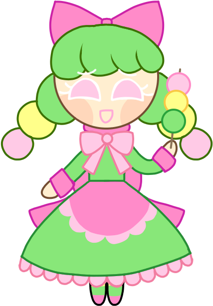 One Of Them Is Drawn Like The Official Cookie Run Art - Cartoon Clipart (695x732), Png Download