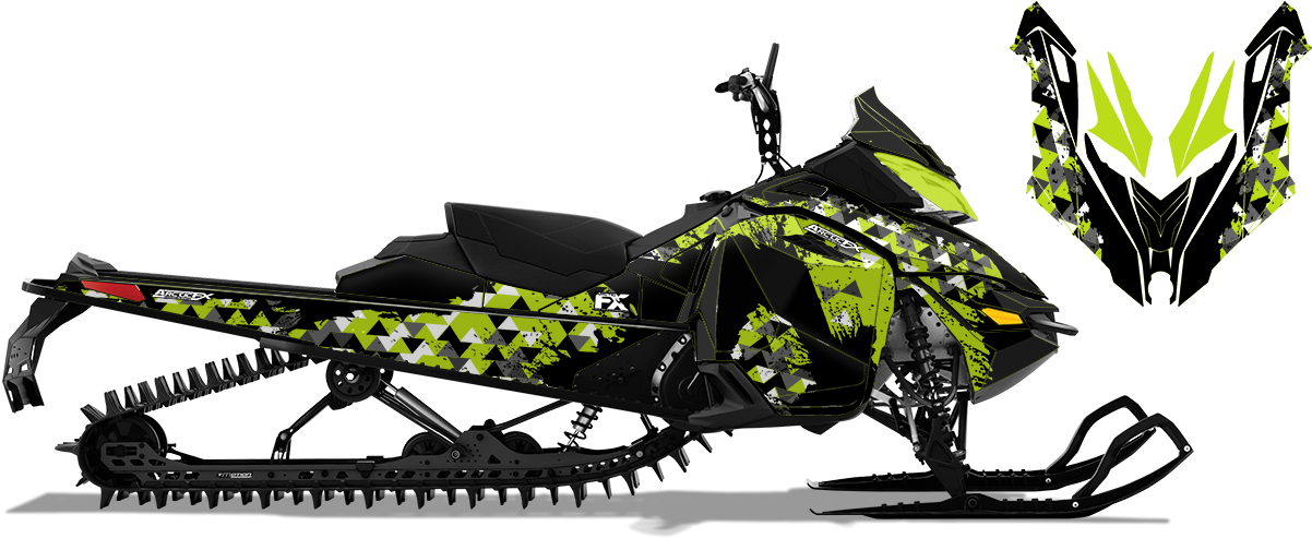 Options - 2016 Summit Sled Wraps Clipart (1250x600), Png Download