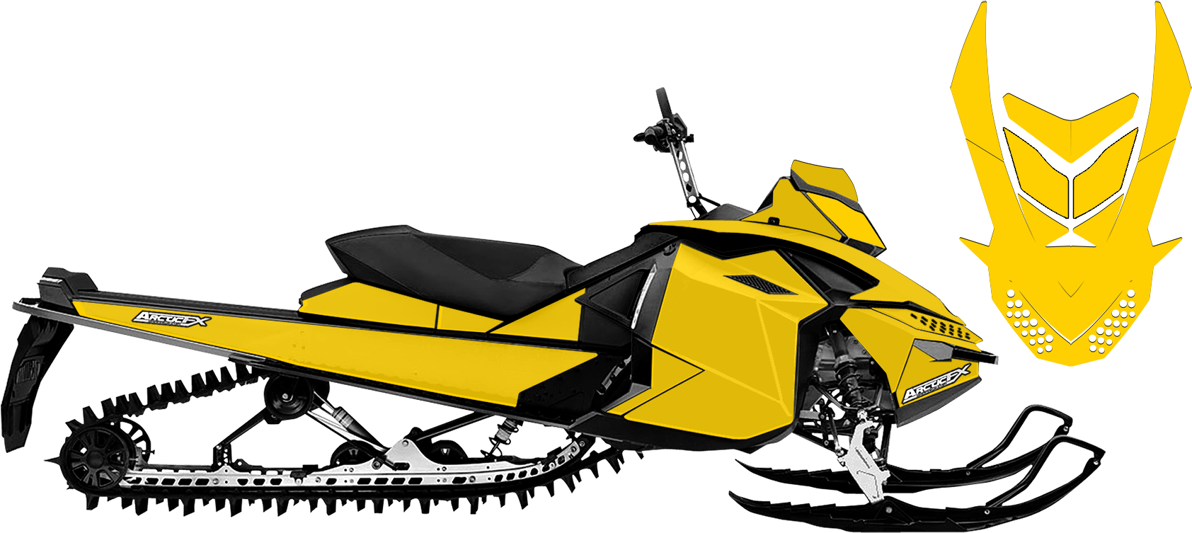 Options - Summit 600 Etec 2010 Clipart (1800x864), Png Download