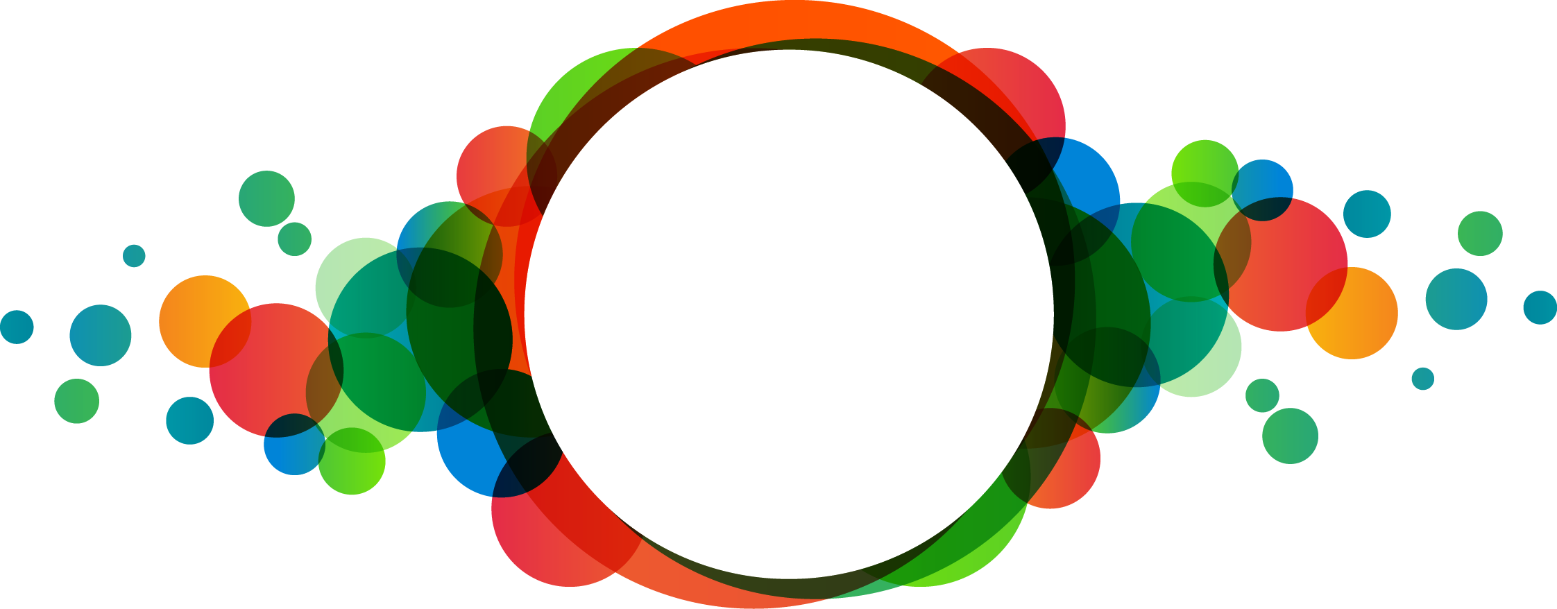 Smoothie - Colorido Vetor Png Clipart (2244x878), Png Download