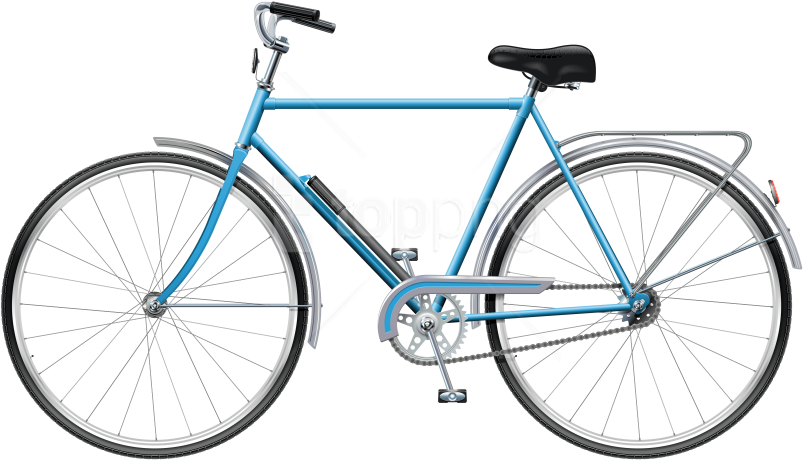 Free Png Download Blue Bicycle Clipart Png Photo Png - Blue Bicycle Png Transparent Png (850x492), Png Download