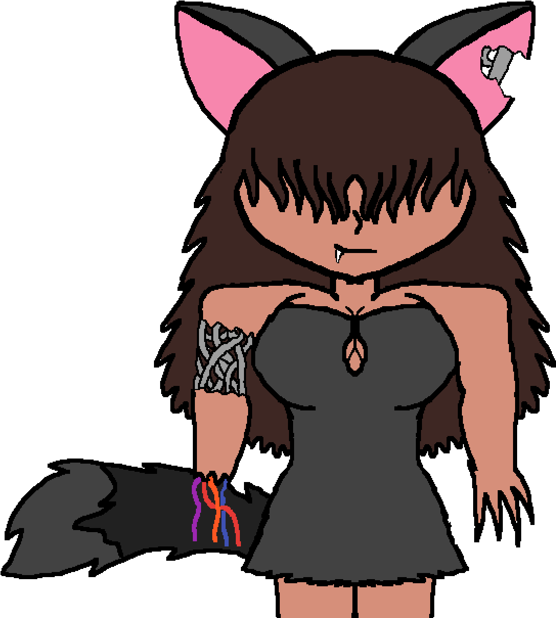 Human Fox - Cartoon Clipart (1400x1400), Png Download