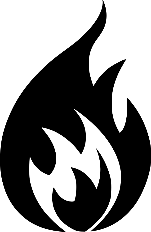 Download Fire Icon Png Transparent Background - Fire Hazard Sign Png