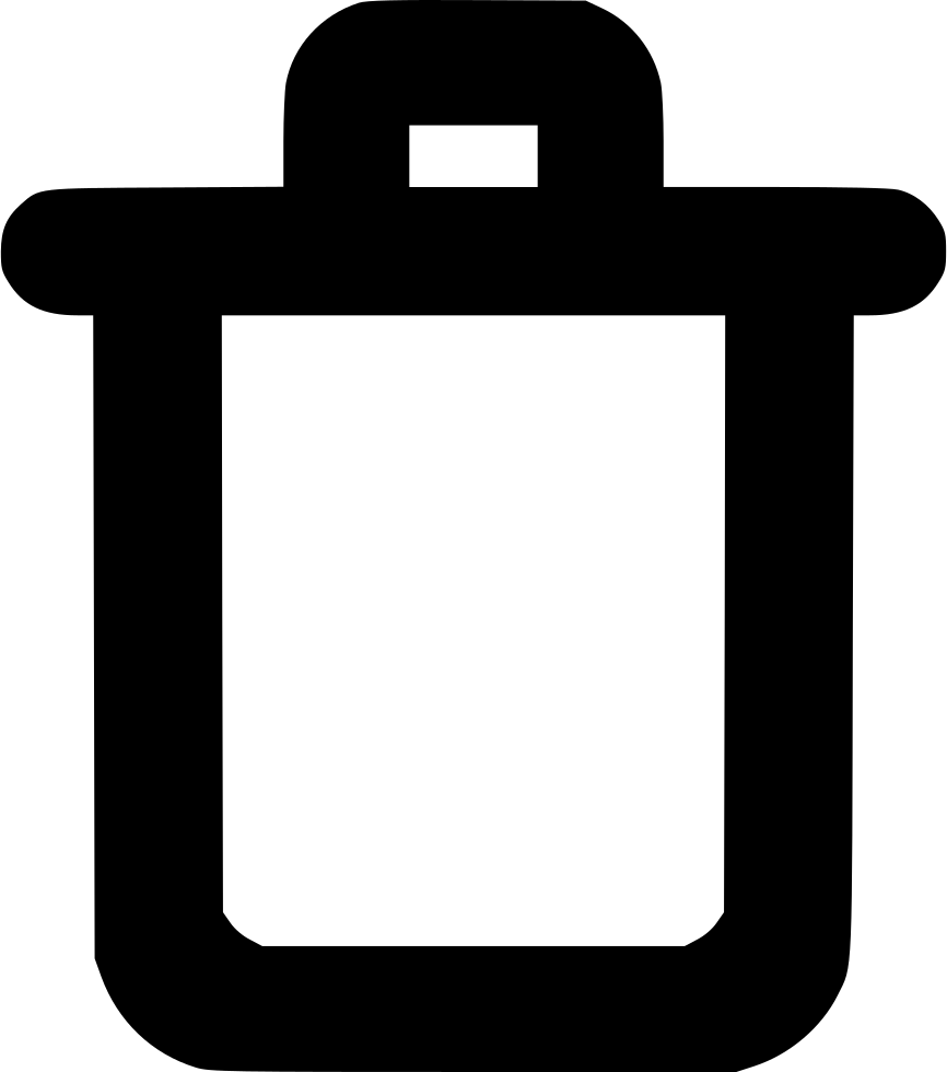 Recycle Bin Empty Comments Clipart (866x980), Png Download