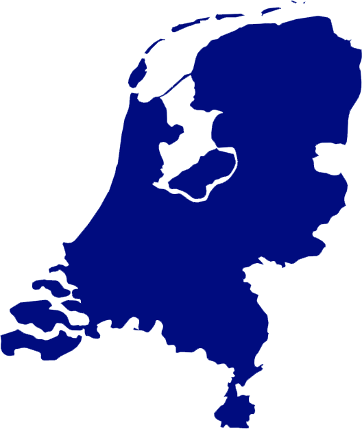 Black White Map Netherlands Clipart (528x626), Png Download
