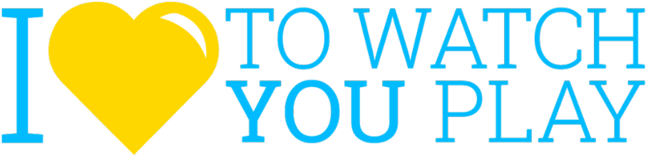 Ilovetowatchuplay-logo Large - Love Watching You Play Clipart (1000x309), Png Download