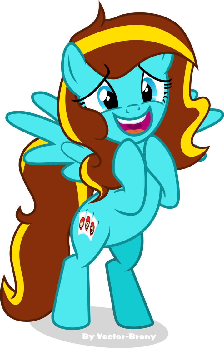 Excited Kp By Vector-brony - Mlp Ilovekimpossiblealot Clipart (717x1114), Png Download