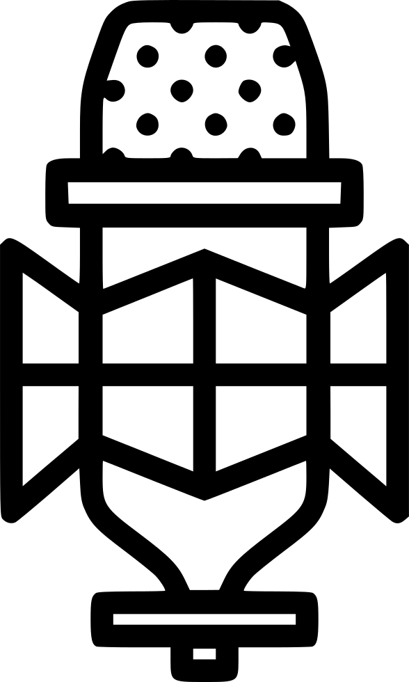 Condenser Microphone Comments Clipart (588x980), Png Download