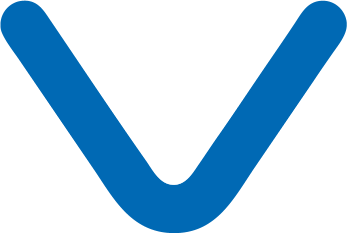 Vivo - Blue Caret Clipart (693x690), Png Download