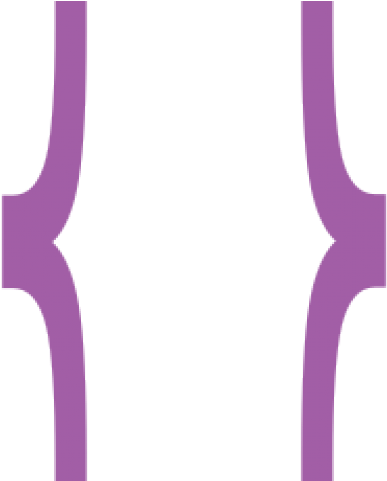 Purple Clipart Bracket - Png Download (640x480), Png Download