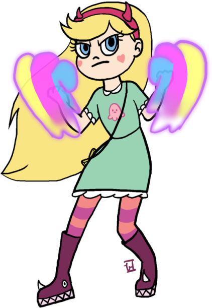 #star Vs The Forces Of Evil#svtfoe#star Butterfly#star#season - Cartoon Clipart (500x666), Png Download