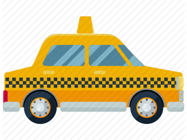 Taxi Cab Clipart Transportation - Traslado Inventario - Png Download (640x480), Png Download