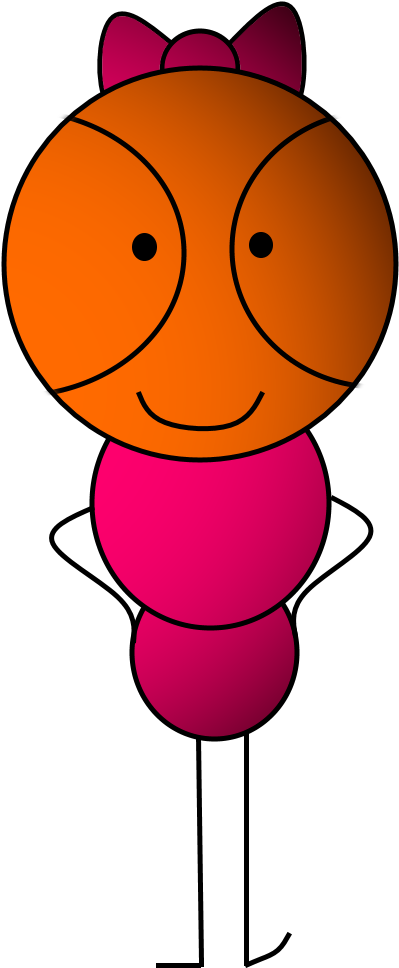 Little Girl Clipart (449x1011), Png Download