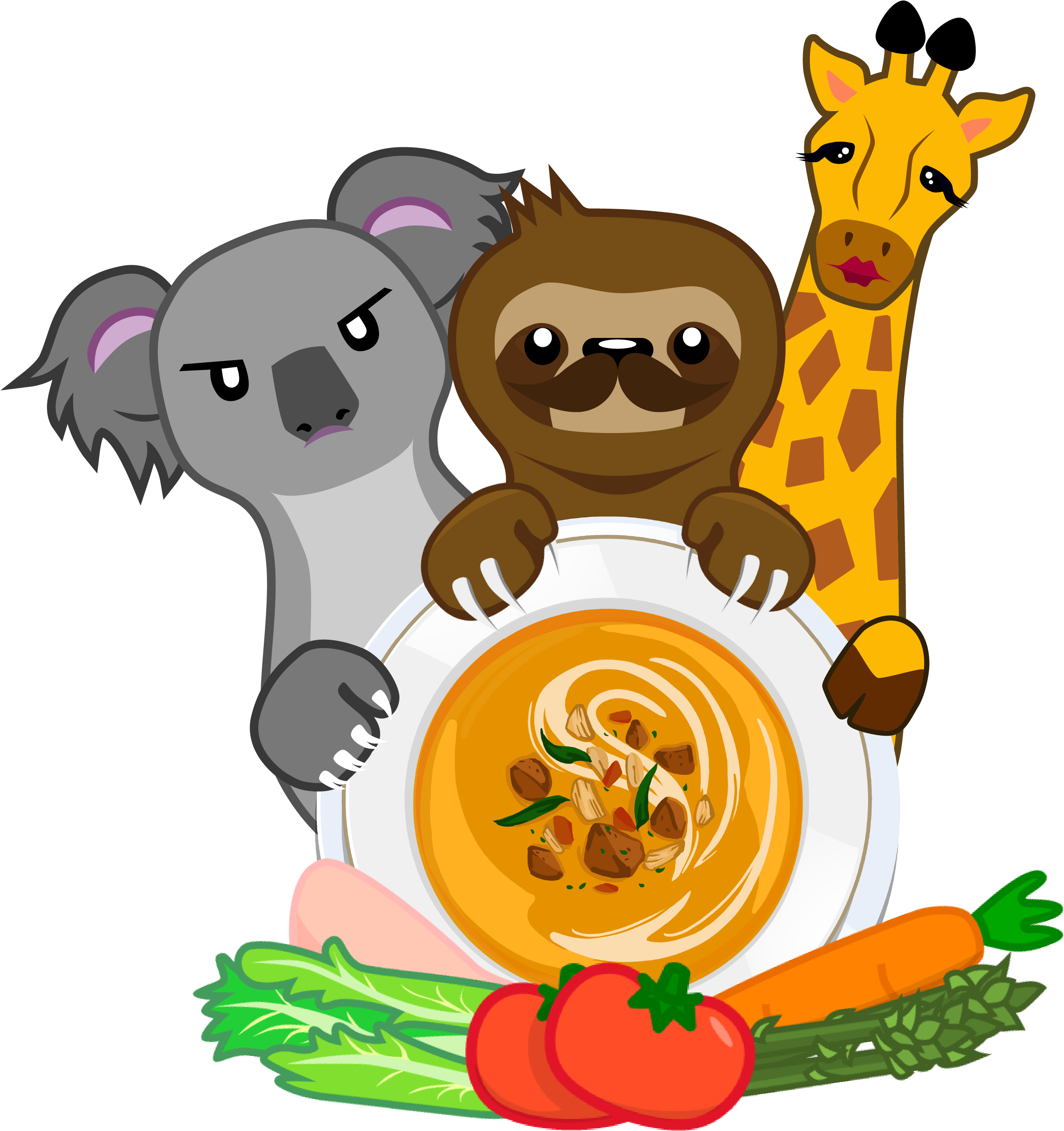 Cook To The Beat - Cartoon Clipart (2676x2817), Png Download