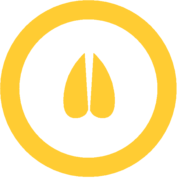 Red Brocket Deer - Orange Linkedin Logo Png Clipart (612x612), Png Download