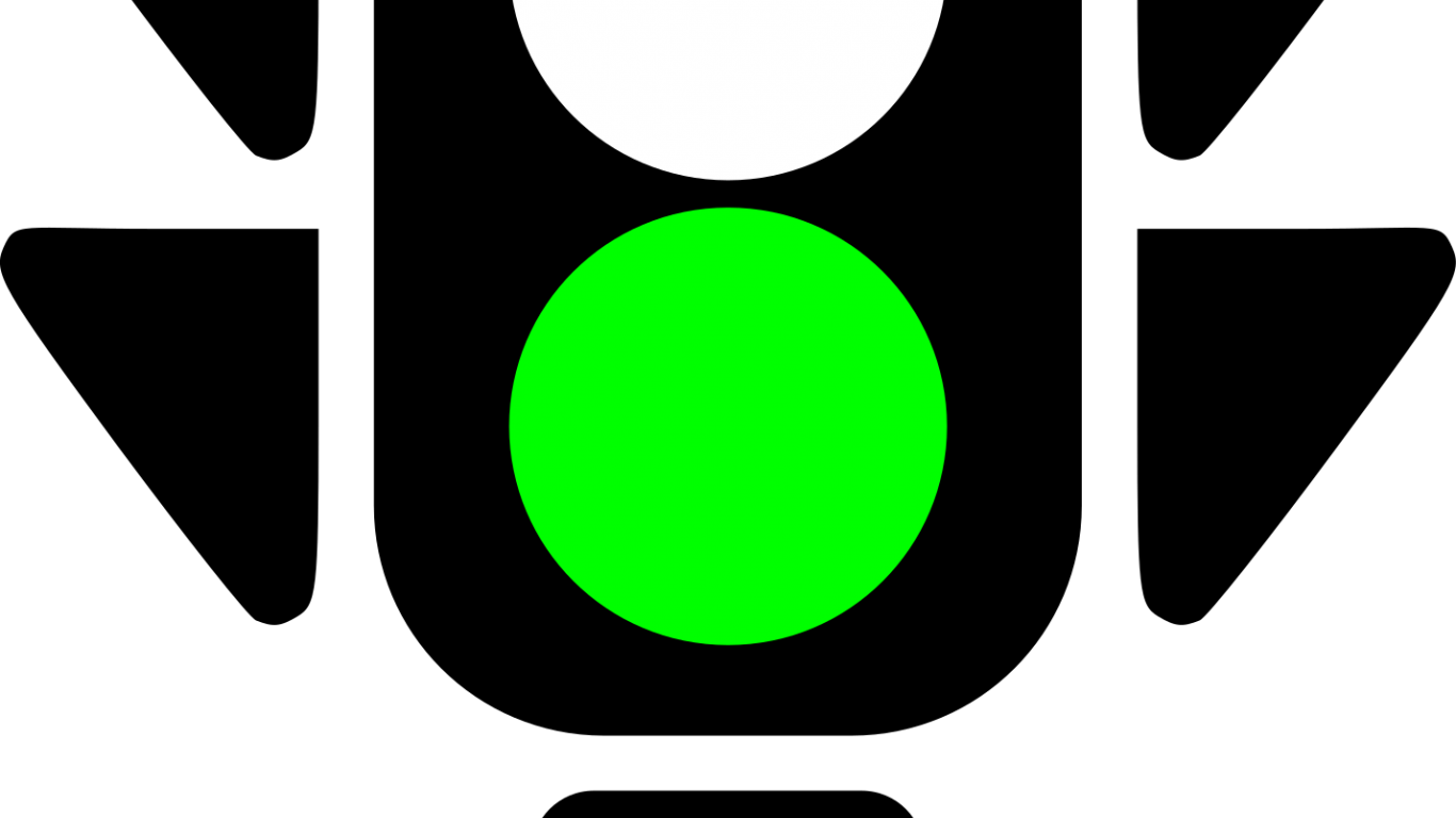 Green Traffic Light Icon Clipart (1366x768), Png Download