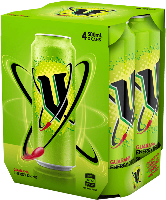 1 - V Energy 250ml 4 Pack Clipart - Full Size Clipart (#4191070