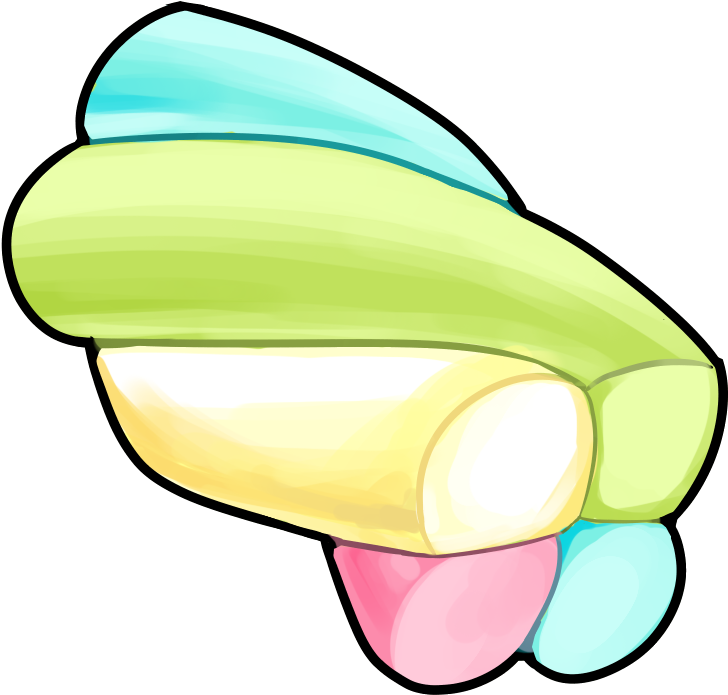 Marshmallow Flump - Drawing Clipart (800x800), Png Download