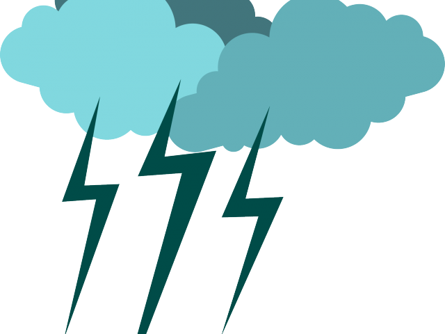 Thunder Clipart Bad Weather - Png Download (640x480), Png Download
