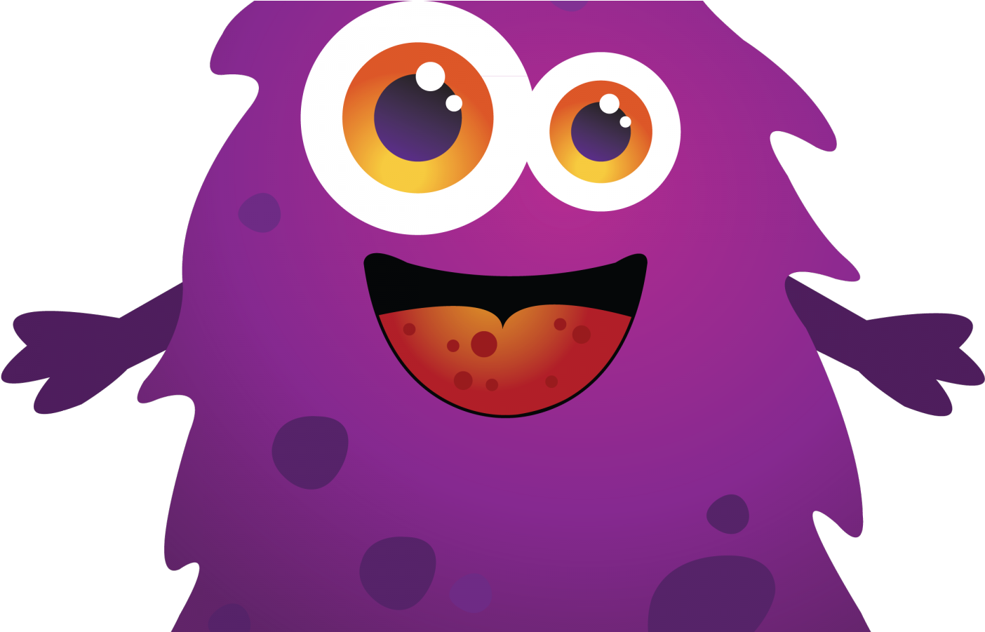Clip Art Cartoon Monsters - Png Download (1440x900), Png Download