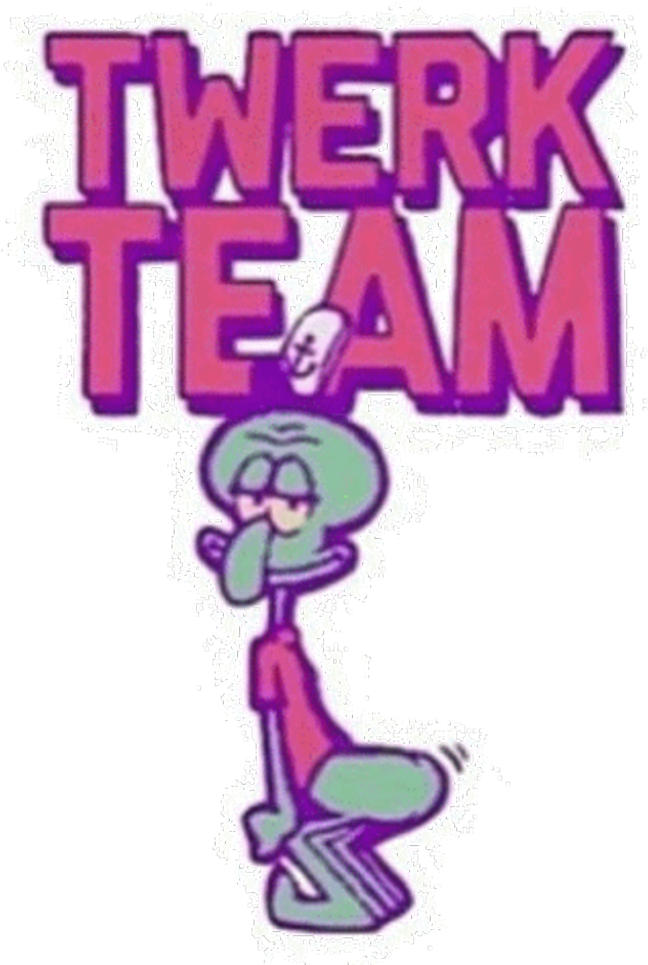 Twerk Team Spongebob Clipart (1024x1049), Png Download