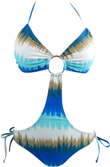 Marina West Women's Triangle Top Keyhole Monokini Swimsuit Clipart (570x570), Png Download