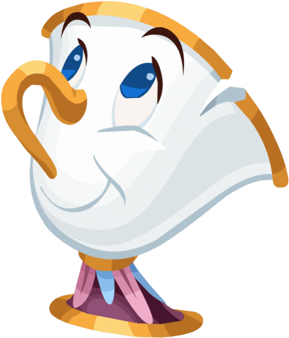 Beauty And The Beast Png Images - Chip Beauty And The Beast Cartoon Clipart (700x743), Png Download