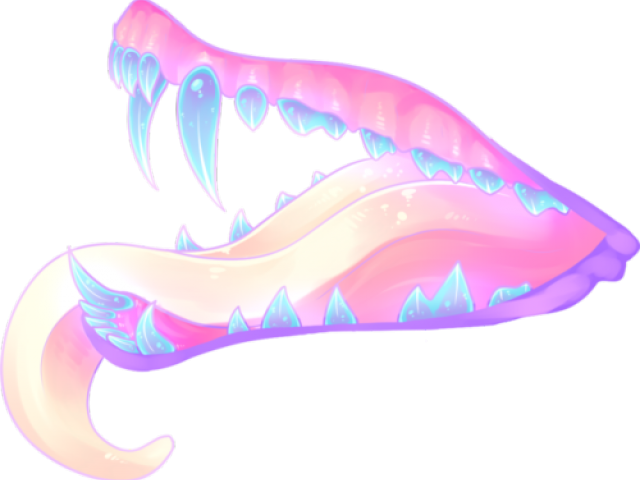 Fangs Clipart Tumblr Transparent - Pastel Guro Tumblr Transparent - Png Download (640x480), Png Download