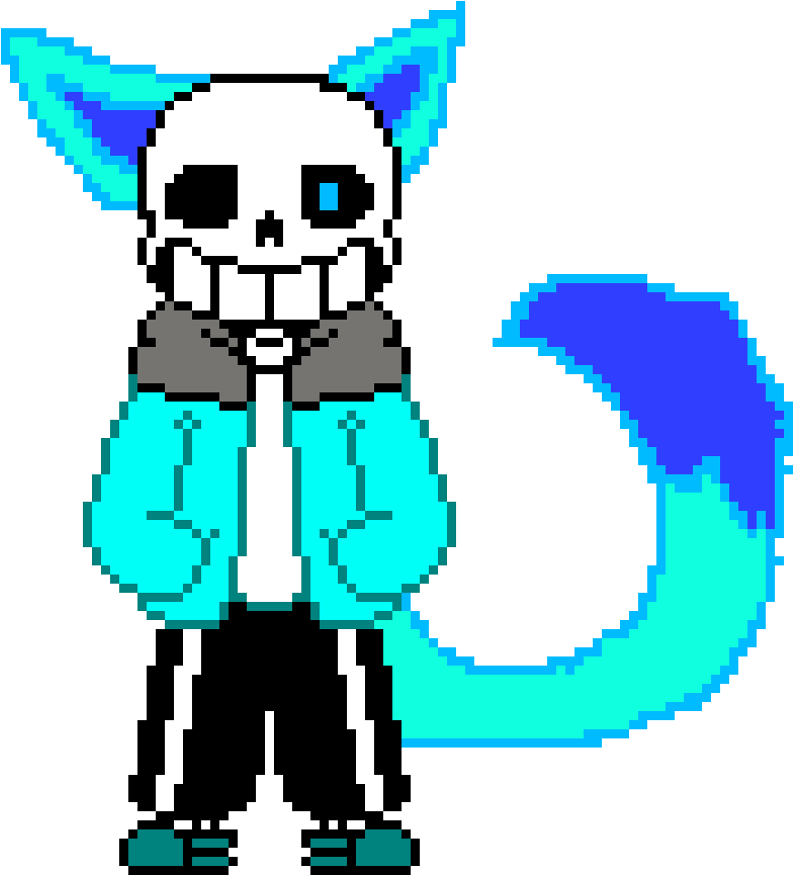 Real Foxy Sonics Little Sister Moon - Pixel Art Clipart (930x1020), Png Download