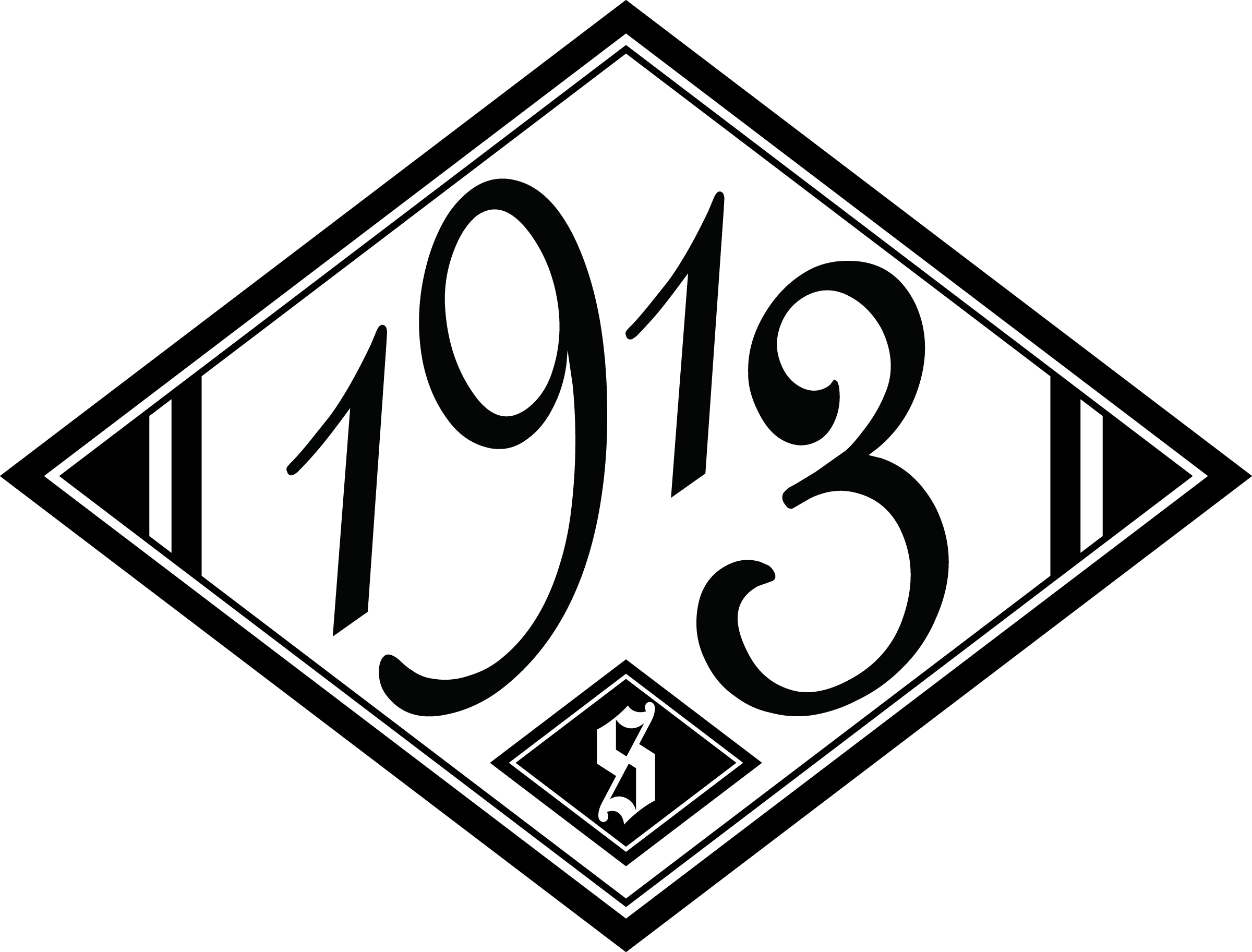 Indianapolis Restaurants - 1913 Logo Clipart (2400x1825), Png Download