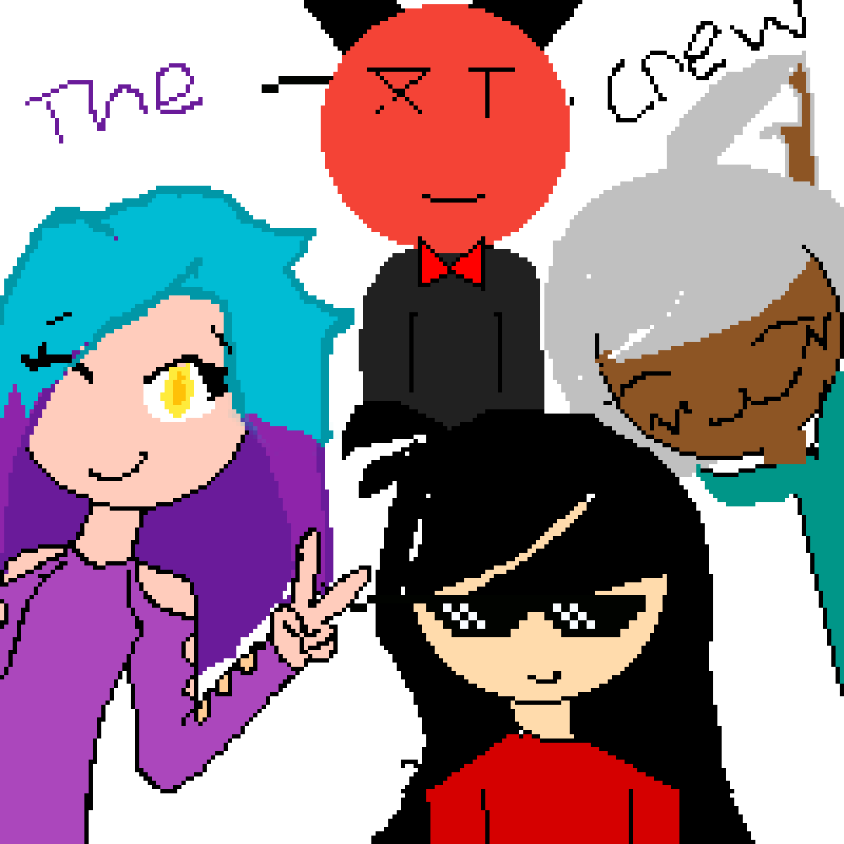 Cyan Reaper Me Challenge - Cartoon Clipart (1200x1200), Png Download