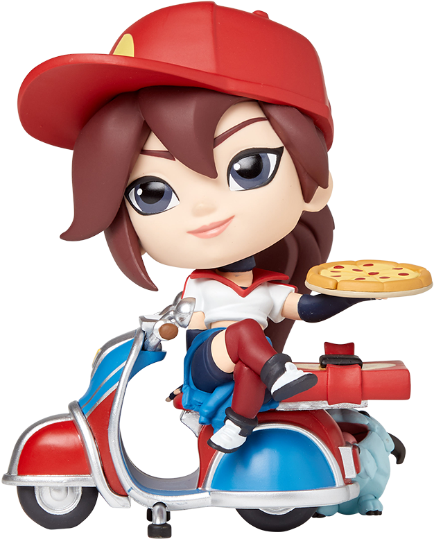 Pizza Delivery Sivir - Cartoon Clipart (1000x1000), Png Download