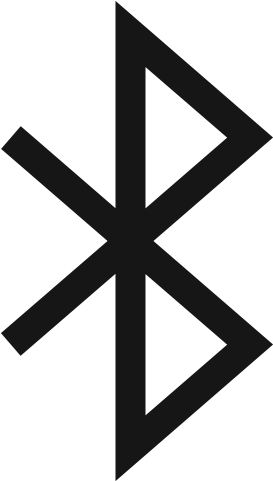 Bluetooth Icon - Triangle Clipart (1280x640), Png Download