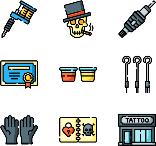 Tattoo Studio Clipart (600x564), Png Download