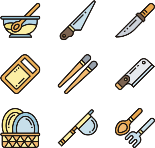 Kitchen Tools Clipart (600x564), Png Download
