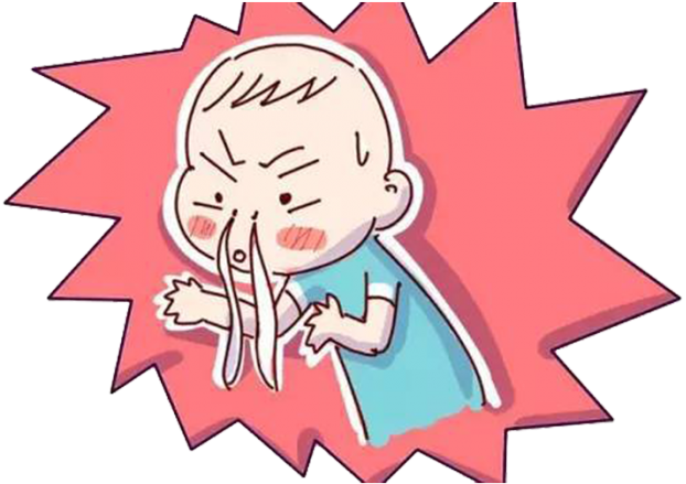 Sick Clipart Dry Cough - Cartoon - Png Download (640x480), Png Download