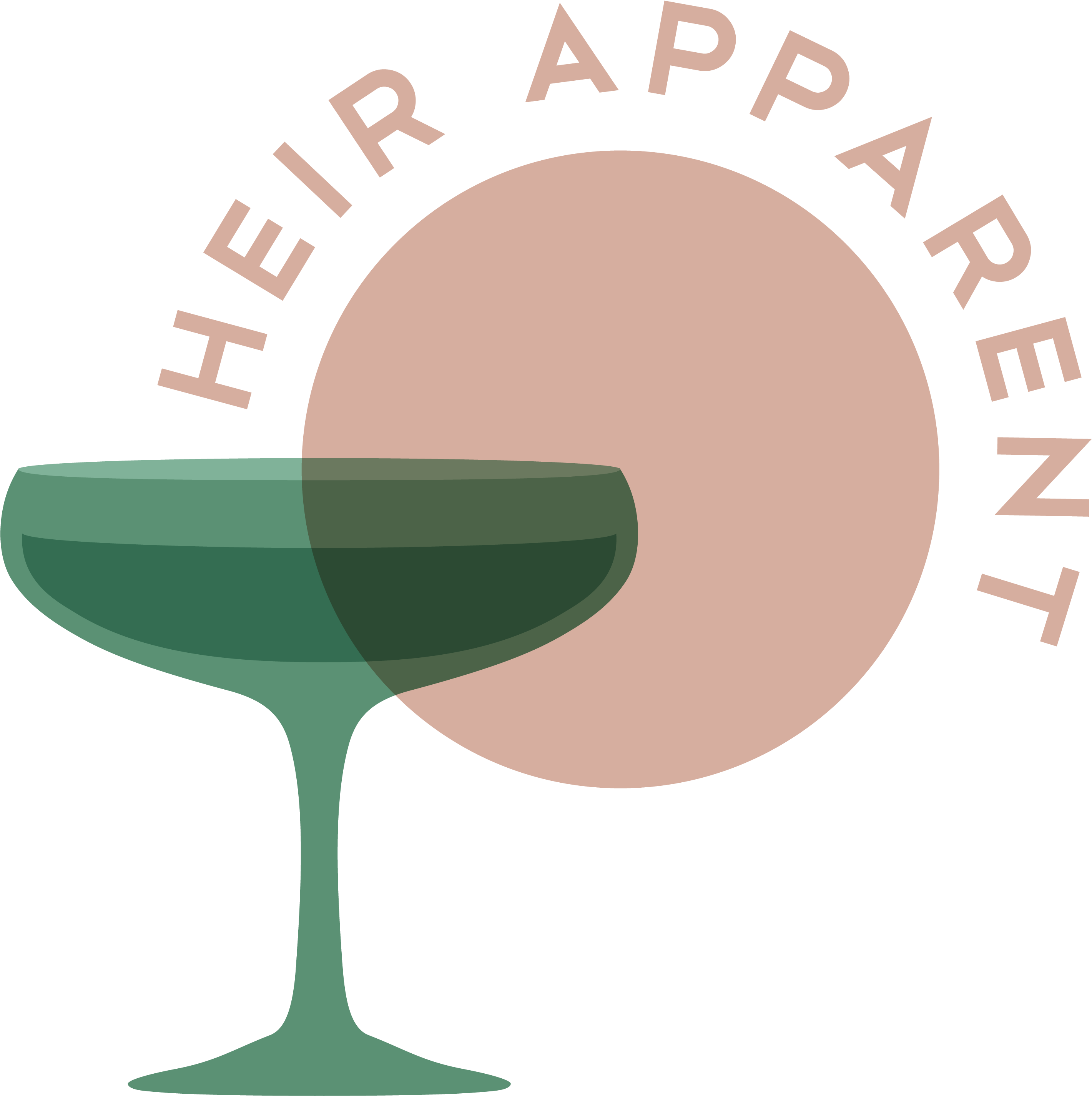 Heir Apparent Drinks - Champagne Stemware Clipart (2917x2918), Png Download