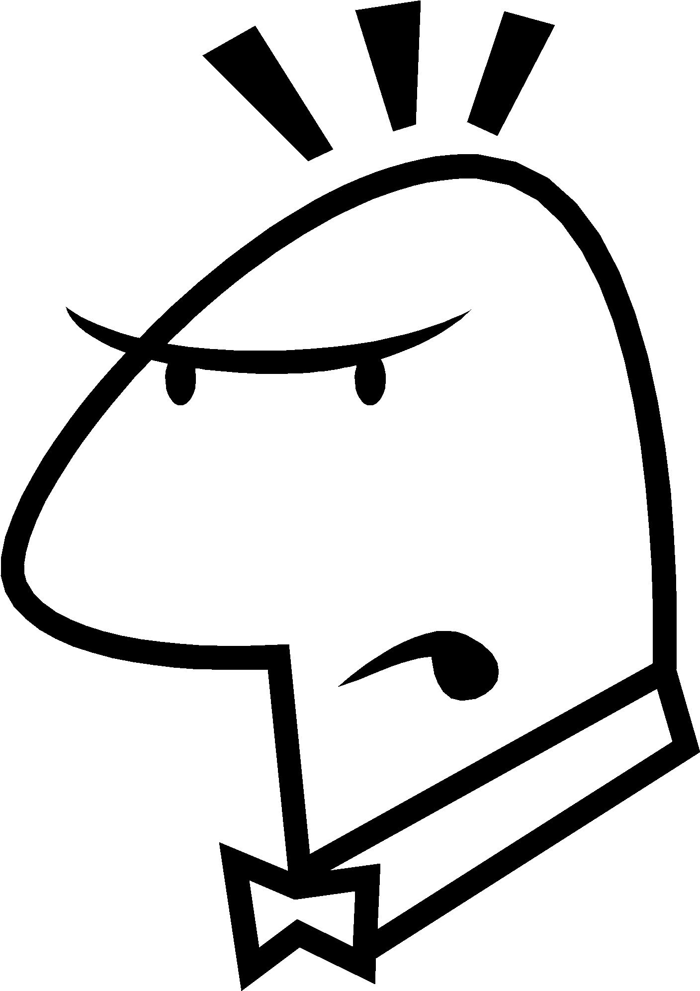 Passive Communication - Oxymoron Clipart (1495x2076), Png Download