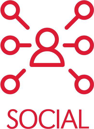 Social Wellness - Multi Channel Multi Icon Clipart (601x601), Png Download