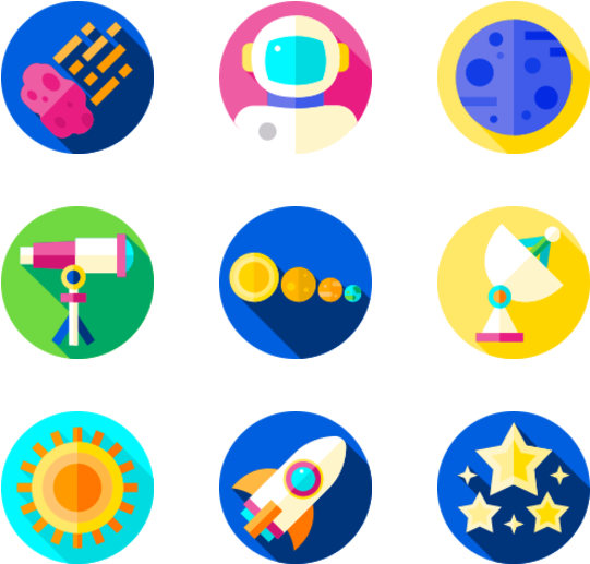 Space - Virtual Reality Icons Clipart (600x564), Png Download