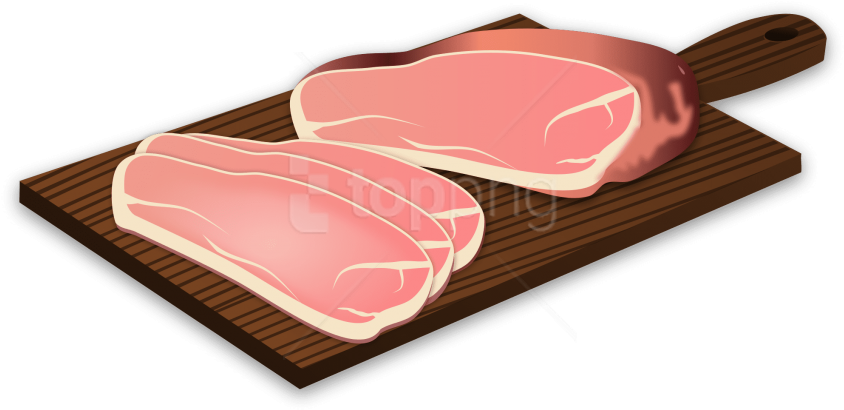 Free Png Ham Png Png Images Transparent - Cutting Board Clipart (844x410), Png Download