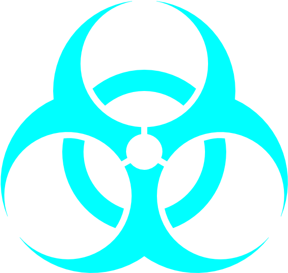 Biohazard Symbol Clipart (600x600), Png Download
