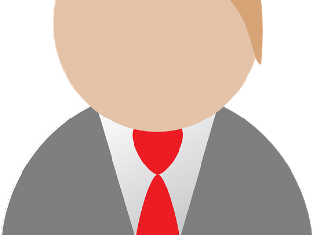 Suit Clipart Man Logo - Businessman Png Cartoon Transparent Png (640x480), Png Download