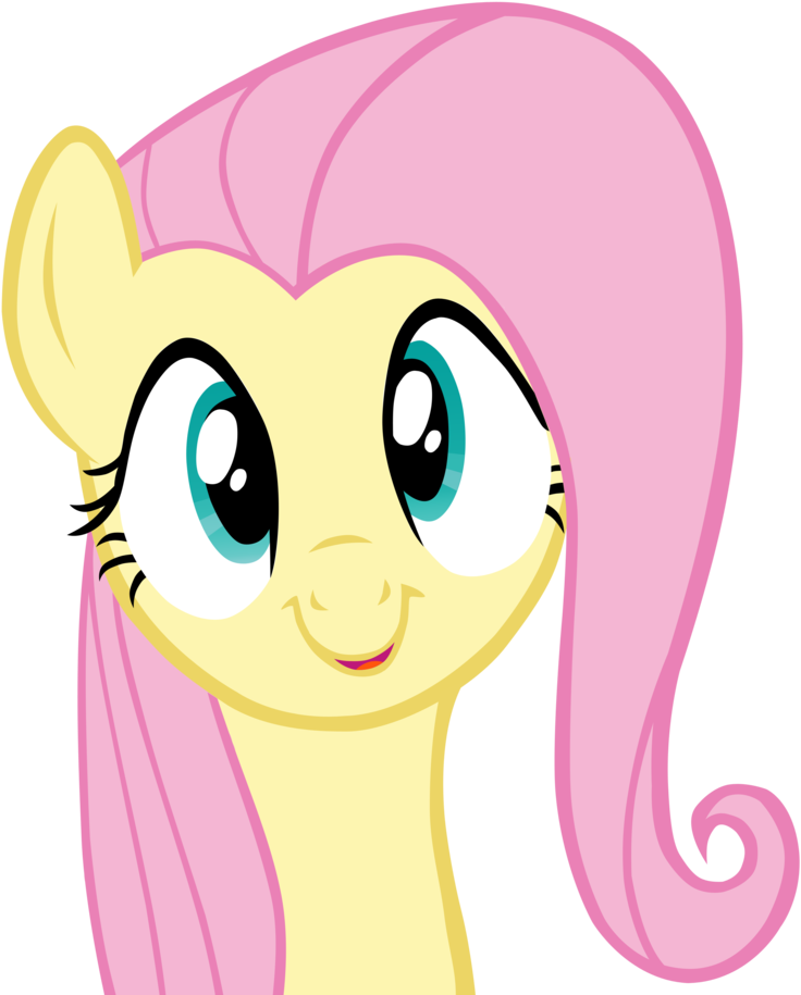 Mein Kleines Pony Bilder - Fluttershy Gif Clipart (870x918), Png Download