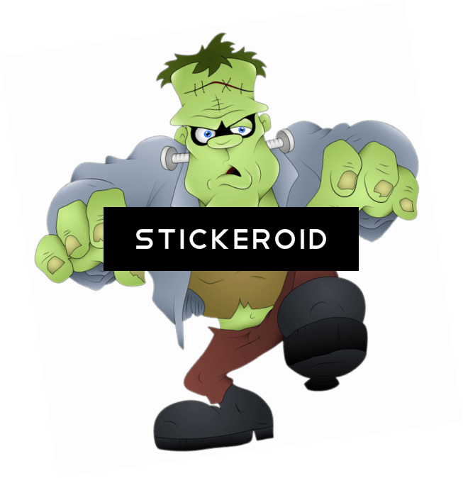 Frankenstein Halloween - Imagenes De Frankenstein Animados Clipart (653x674), Png Download